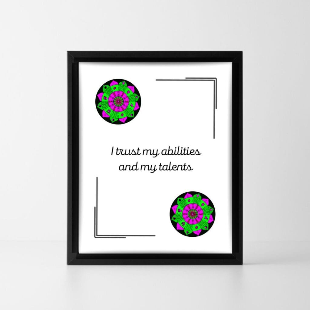 Positive affirmation Self-confidence