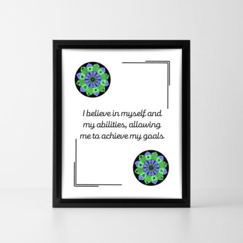 Positive affirmation Self-confidence