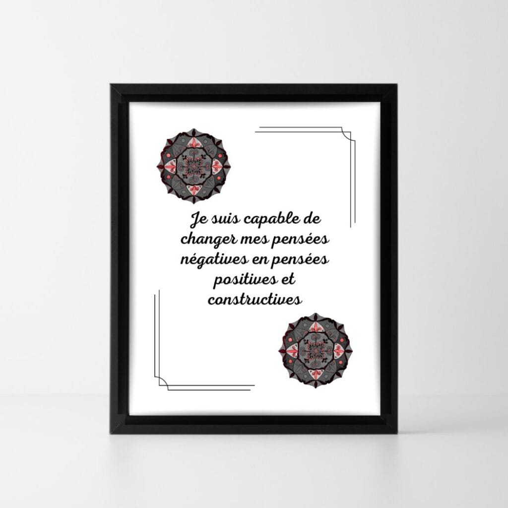 Affirmation positive Estime de soi