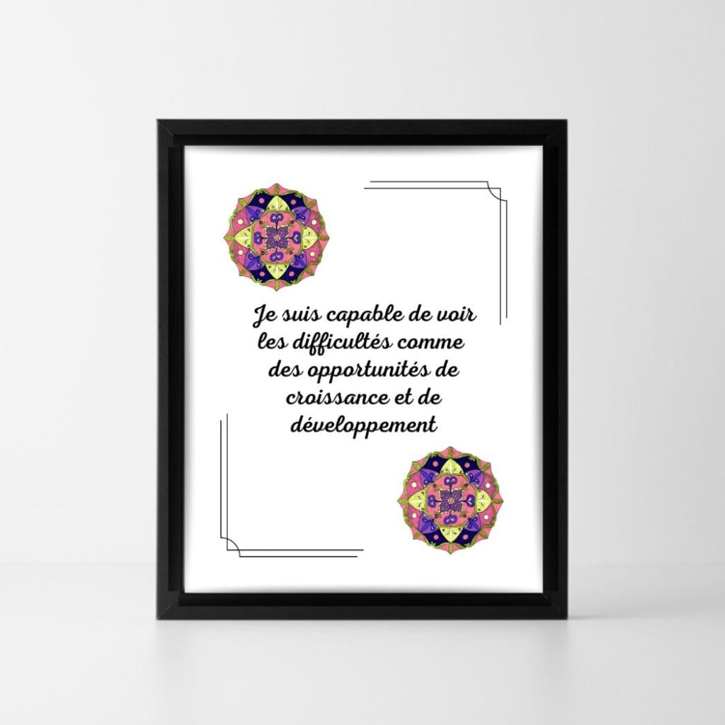 Affirmation positive Estime de soi