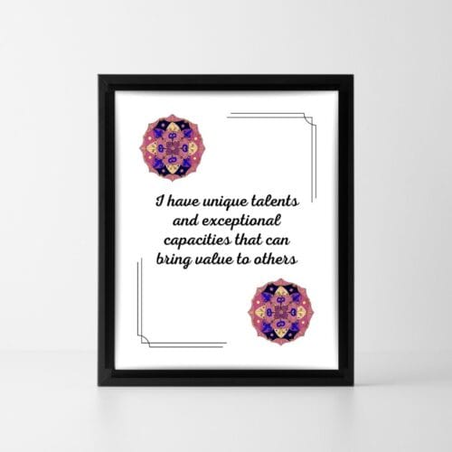 Positive affirmation Self-Esteem