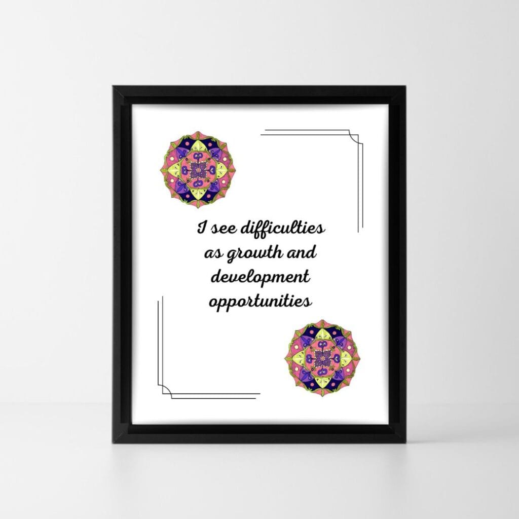 Positive affirmation Self-Esteem