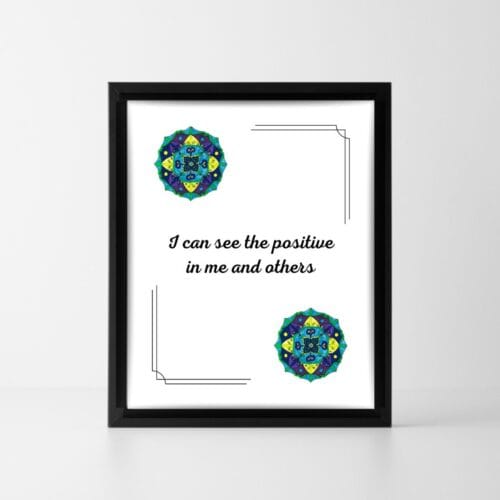 Positive affirmation Self-Esteem