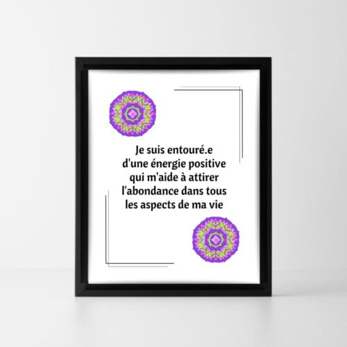 Affirmation positive Succès et Abondance