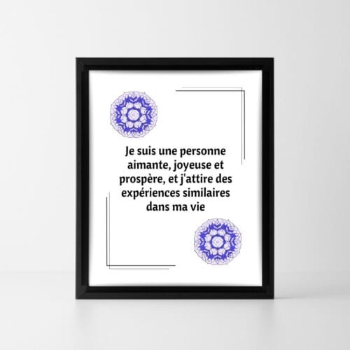 Affirmation positive Succès et Abondance