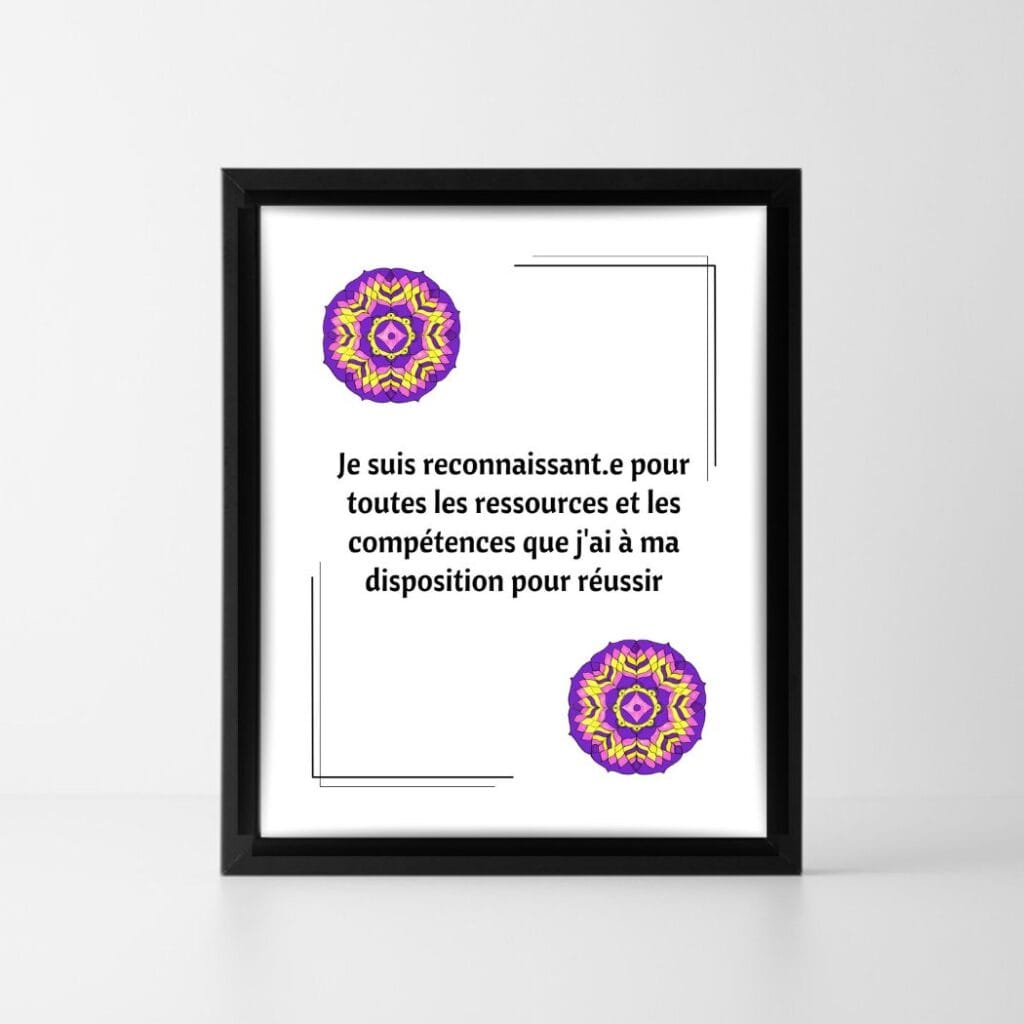 Affirmation positive Succès et Abondance