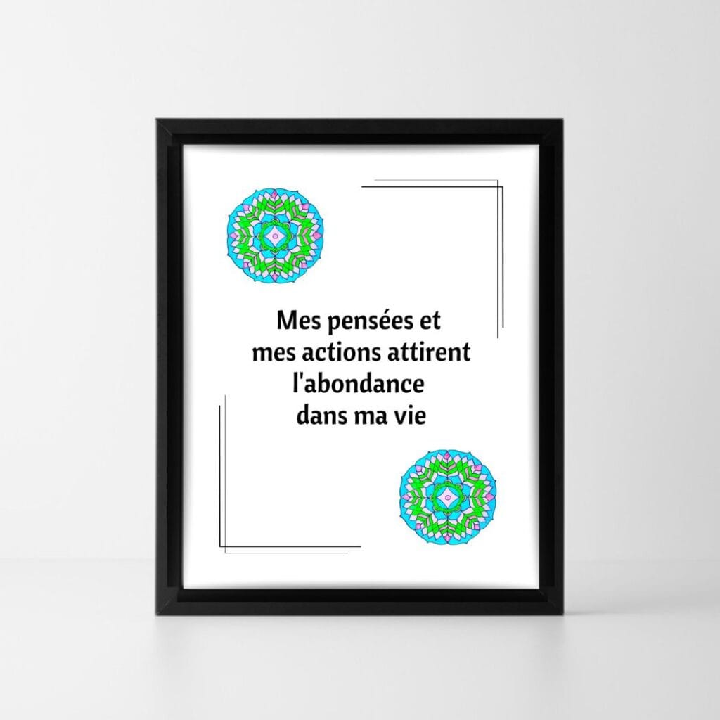 Affirmation positive Succès et Abondance