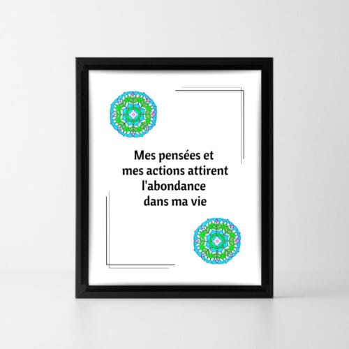 Affirmation positive Succès et Abondance
