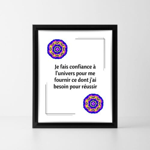 Affirmation positive Succès et Abondance