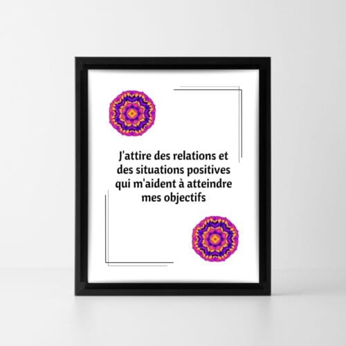 Affirmation positive Succès et Abondance