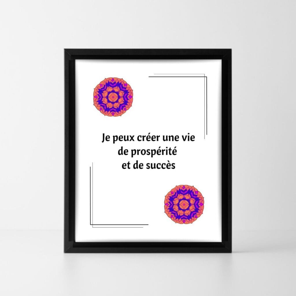 Affirmation positive Succès et Abondance