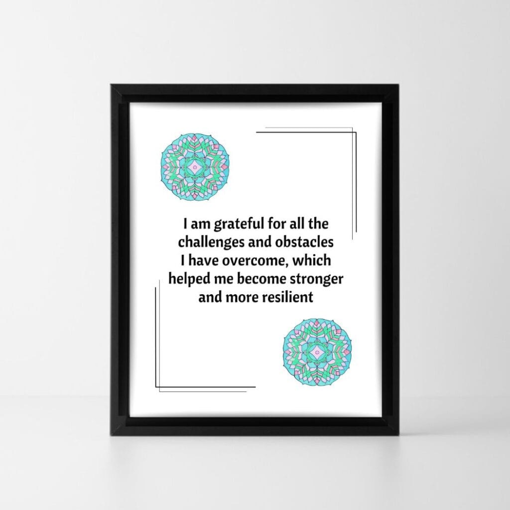Positive affirmation Success and abundance