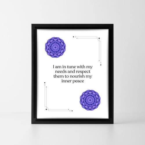 positive affirmation Inner Peace
