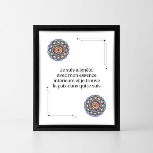 affirmation positive Paix Intérieure
