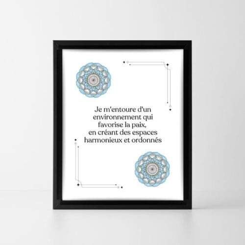 affirmation positive paix intérieure